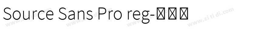 Source Sans Pro reg字体转换 Source Sans Pro reg字体转换